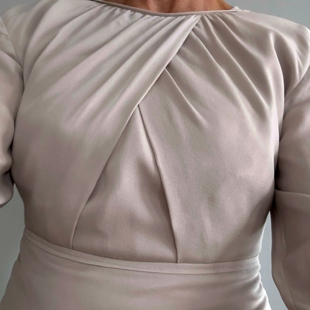 Burberry top, lined back zipper